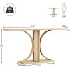 55-inch Narrow Multipurpose Entryway Console Sofa Table in Light Wood Finish