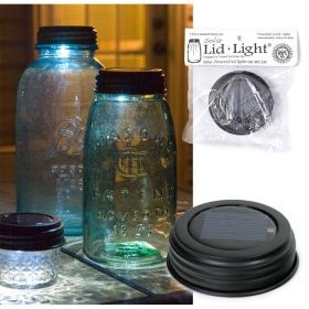 Solar Lid Light - Rustic Brown - Box of 4 (Option: Rustic Brown)