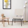 Modern Upholstered Ergonomic Padded Accent Chair