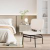 Modern Upholstered Ergonomic Padded Accent Chair