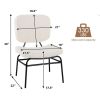 Modern Upholstered Ergonomic Padded Accent Chair