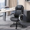 Big and Tall Diamond Stitching Executive Adjustable Height Office Chair