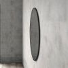 Round Wall Mirror in Black - Living Room Bedroom Accent Bathroom Mirror
