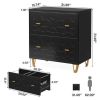 Retro Geometric Scroll 2 Drawer Filing Cabinet Printer Stand