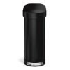 12-Gallon Narrow Kitchen Trash Can with Easy Step on Lid