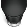 12-Gallon Narrow Kitchen Trash Can with Easy Step on Lid