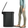 12-Gallon Narrow Kitchen Trash Can with Easy Step on Lid