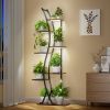 Tall Modern 6-Shelf Indoor Plant Stand Shelving Unit