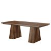 Modern Home Office Computer Desk Workstation in Wood Finish