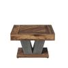 Square Farmhouse Coffee Table in Wood Finish