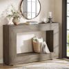 Modern Farmhouse 47-inch Long Entryway / Console Table in Wood Finish