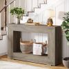 Modern Farmhouse 47-inch Long Entryway / Console Table in Wood Finish