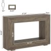 Modern Farmhouse 47-inch Long Entryway / Console Table in Wood Finish