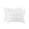 3-Piece Ivory Pompom Microfiber Comforter Set