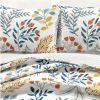 Botanical Bohemian Floral Lightweight 3 piece Quilt Set