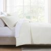 3-Piece Off White Boucle Duvet Cover Set