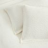 3-Piece Off White Boucle Duvet Cover Set