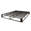 7.8-inch Metal Frame Box-Spring Foundation for Mattress with Cover