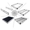 7.8-inch Metal Frame Box-Spring Foundation for Mattress with Cover