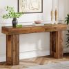 Modern Farmhouse 63-inch Entryway Console Sofa Table in Wood Finish