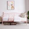 Twin size Victorian Metal Daybed Frame - 350 lbs. Weight Capacity