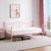 Twin size Victorian Metal Daybed Frame - 350 lbs. Weight Capacity