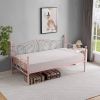 Twin size Victorian Metal Daybed Frame - 350 lbs. Weight Capacity