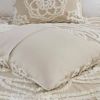 100-Percent Cotton Chenille Bedspread with Fringe Hem in Khaki Taupe Beige