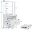 Home Office Lockable 2 Drawer Filing Cabinet Bookshelf in Wood Finish