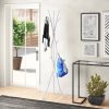 74-inch Metal Coat Rack Entryway Hall Tree Umbrella Stand