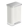 20-Gallon Stainless Steel Kitchen Trash Can with Step-on Lid