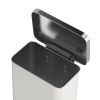 20-Gallon Stainless Steel Kitchen Trash Can with Step-on Lid
